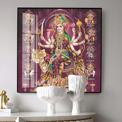 Radiant Divinity Premium Acrylic Square Wall Art