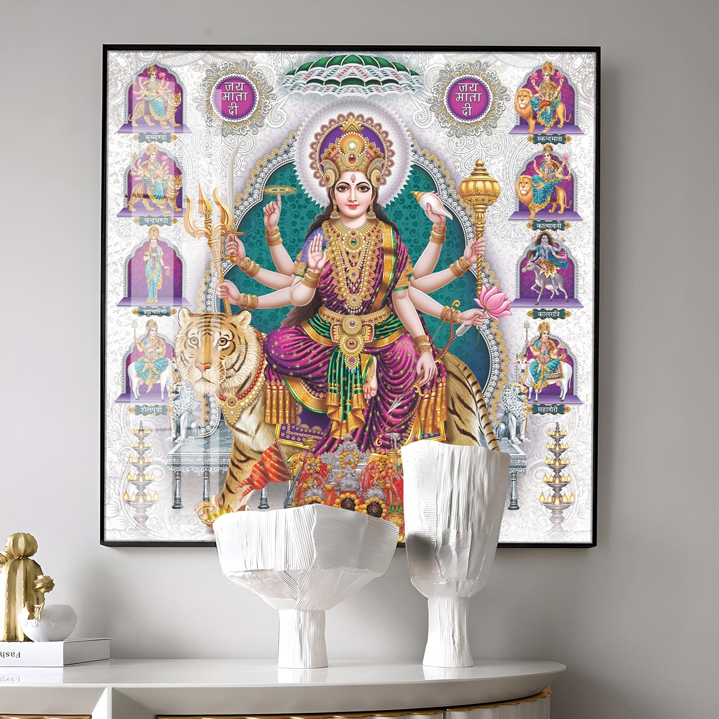Spiritual Essence Premium Acrylic Square Wall Art