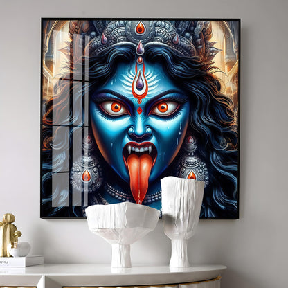 Goddess Kali Premium Acrylic Square Wall Art