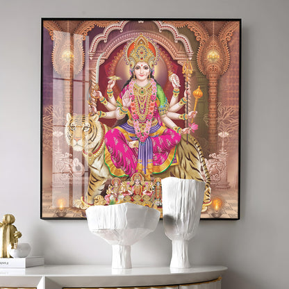 Goddess Radiant Devotion Premium Acrylic Square Wall Art