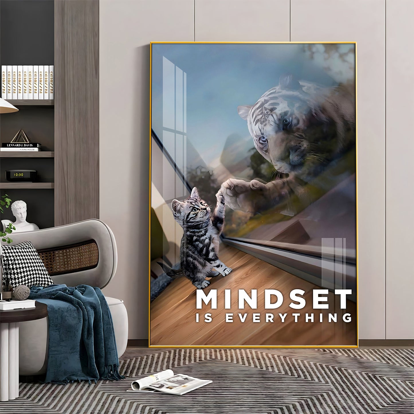 Mindset Is Everything Premium Acrylic Vertical Wall Art