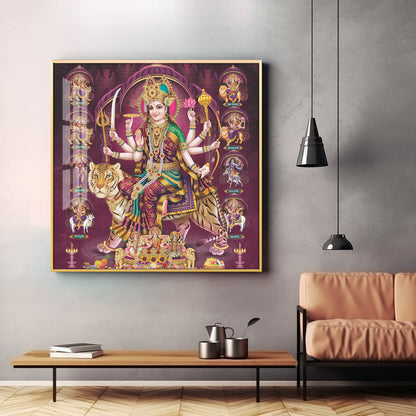 Radiant Divinity Premium Acrylic Square Wall Art