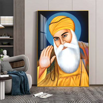 Wisdom Of Guru Nanak Ji Premium Vertical Acrylic Wall Art