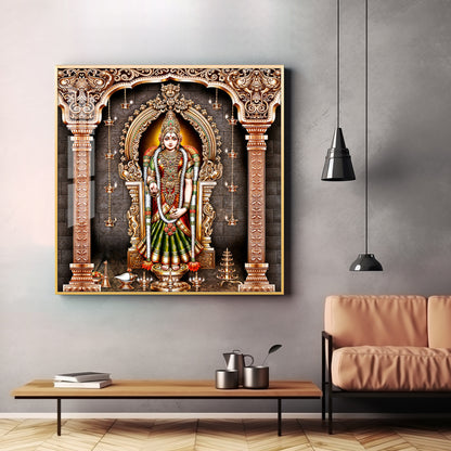 Kanya Kumari Devi Premium Acrylic Square Wall Art