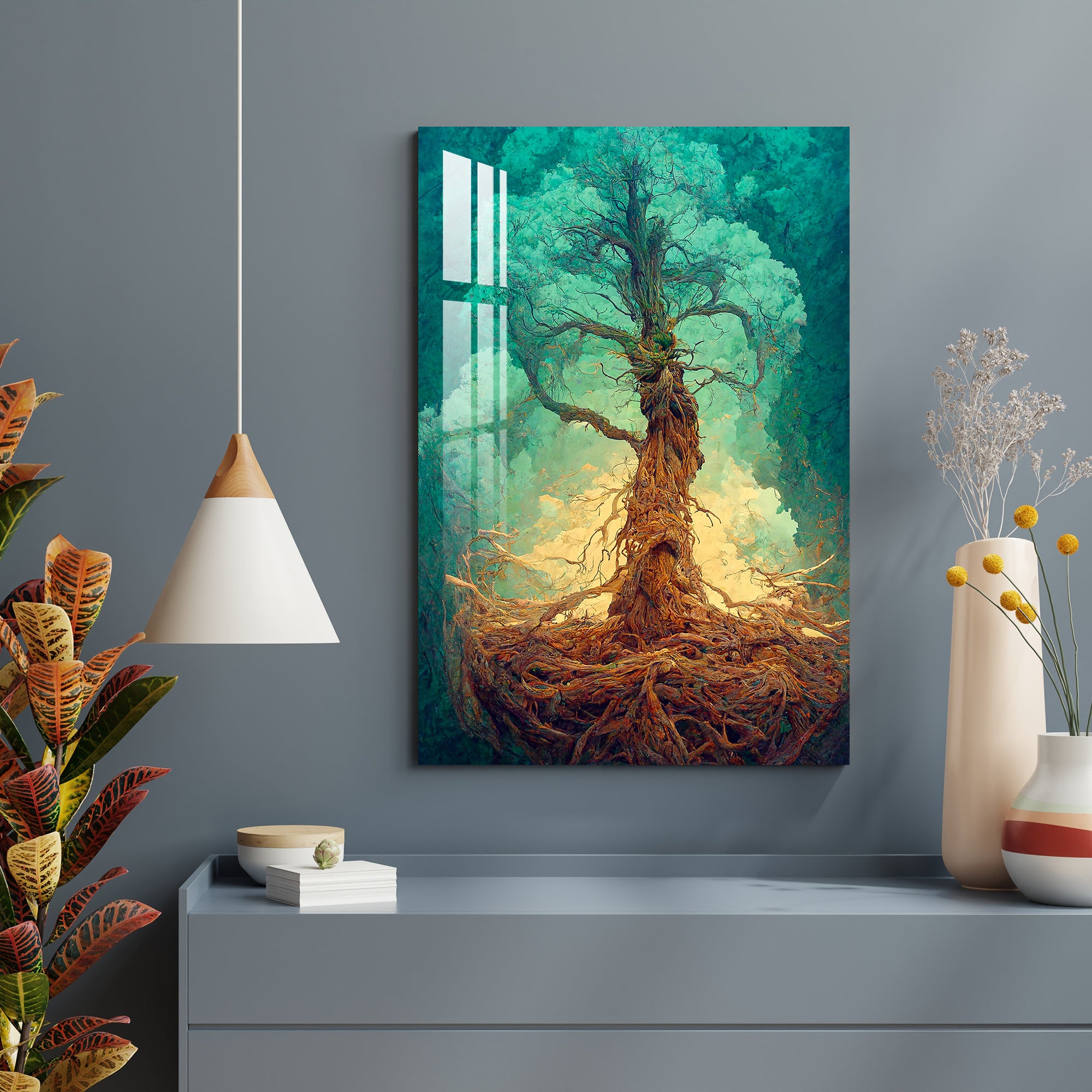 The Root Story Acrylic Wall Art