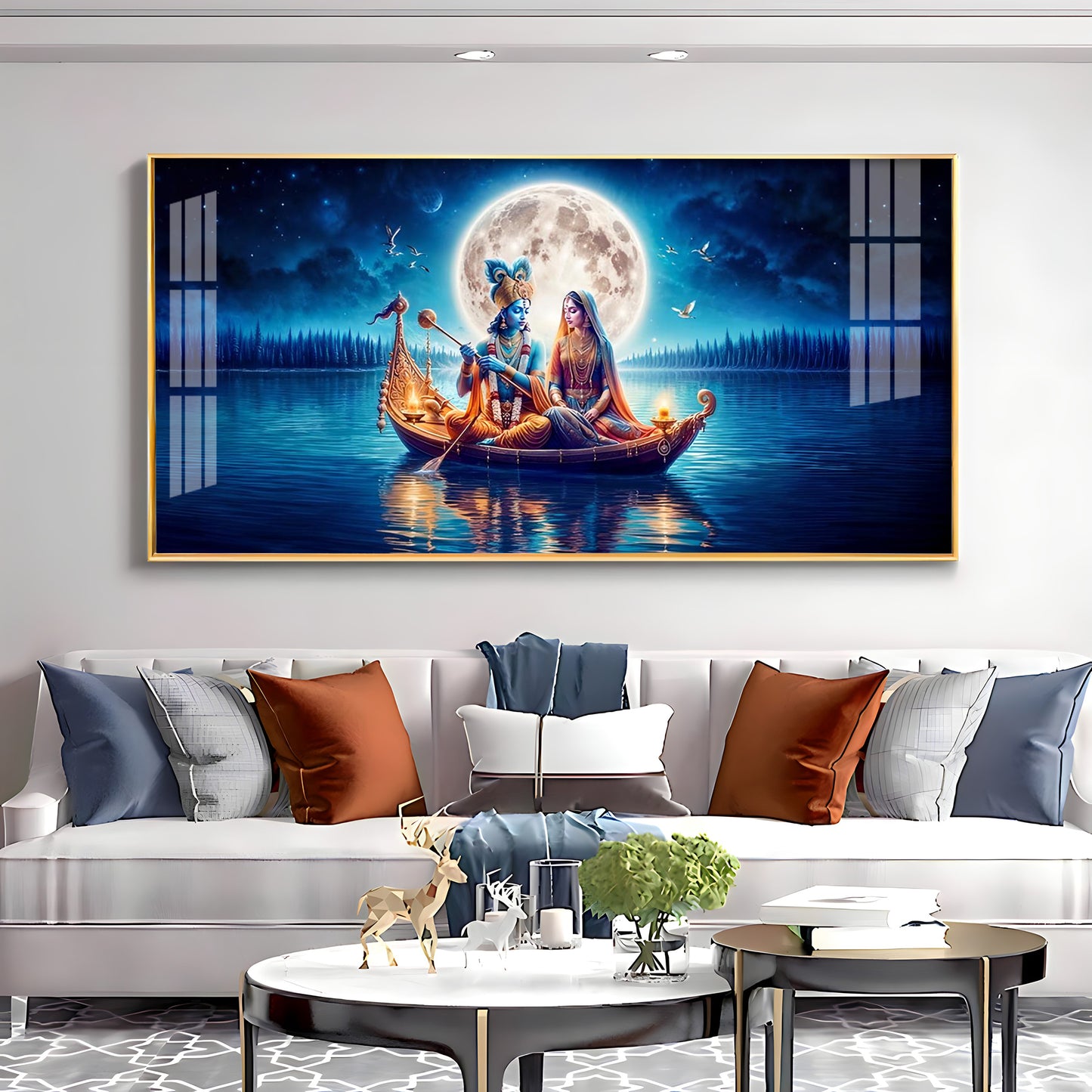 Love In A Paradise Premium Acrylic Horizontal Wall Art