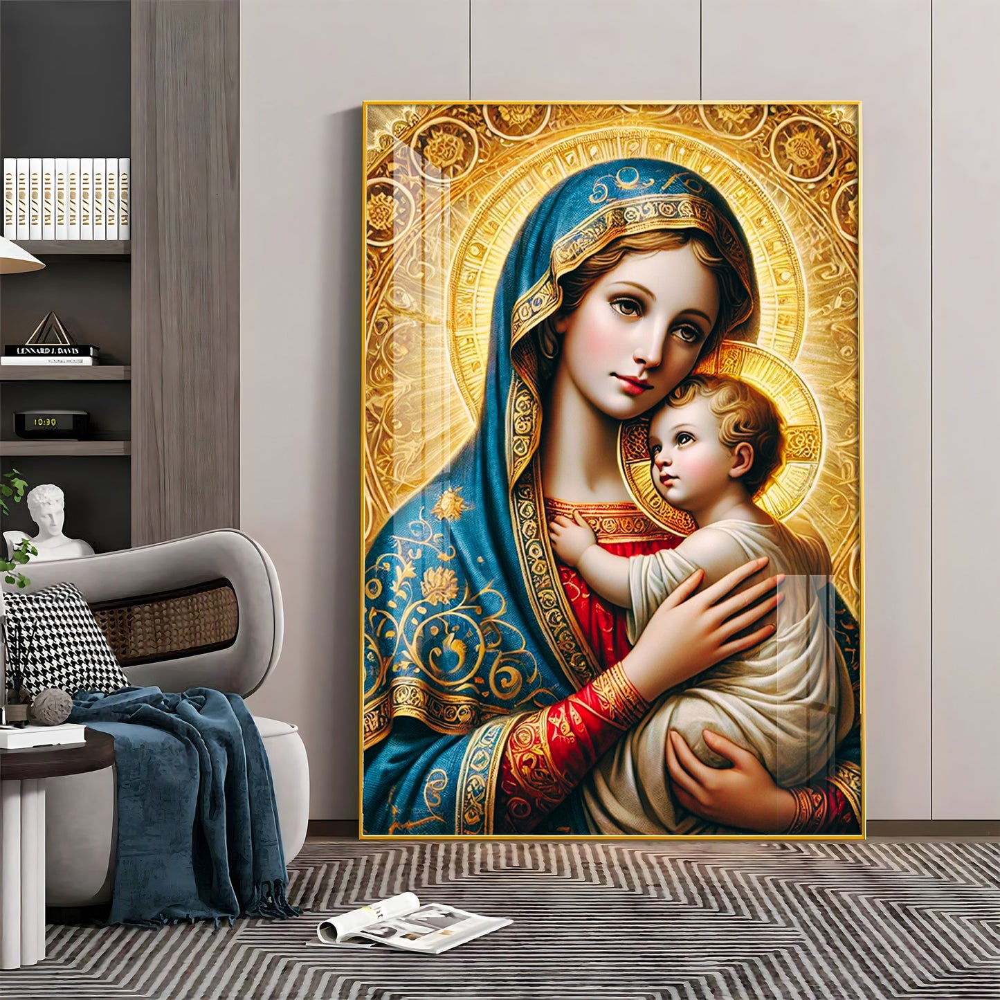 Celestial Grace Premium Acrylic Vertical Wall Art