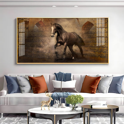 Persian Horse Premium Acrylic Vertical Wall Art