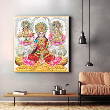 Radiant Deities Premium Acrylic Square Wall Art