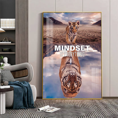 Mindset Is Everything Premium Acrylic Vertical Wall Art