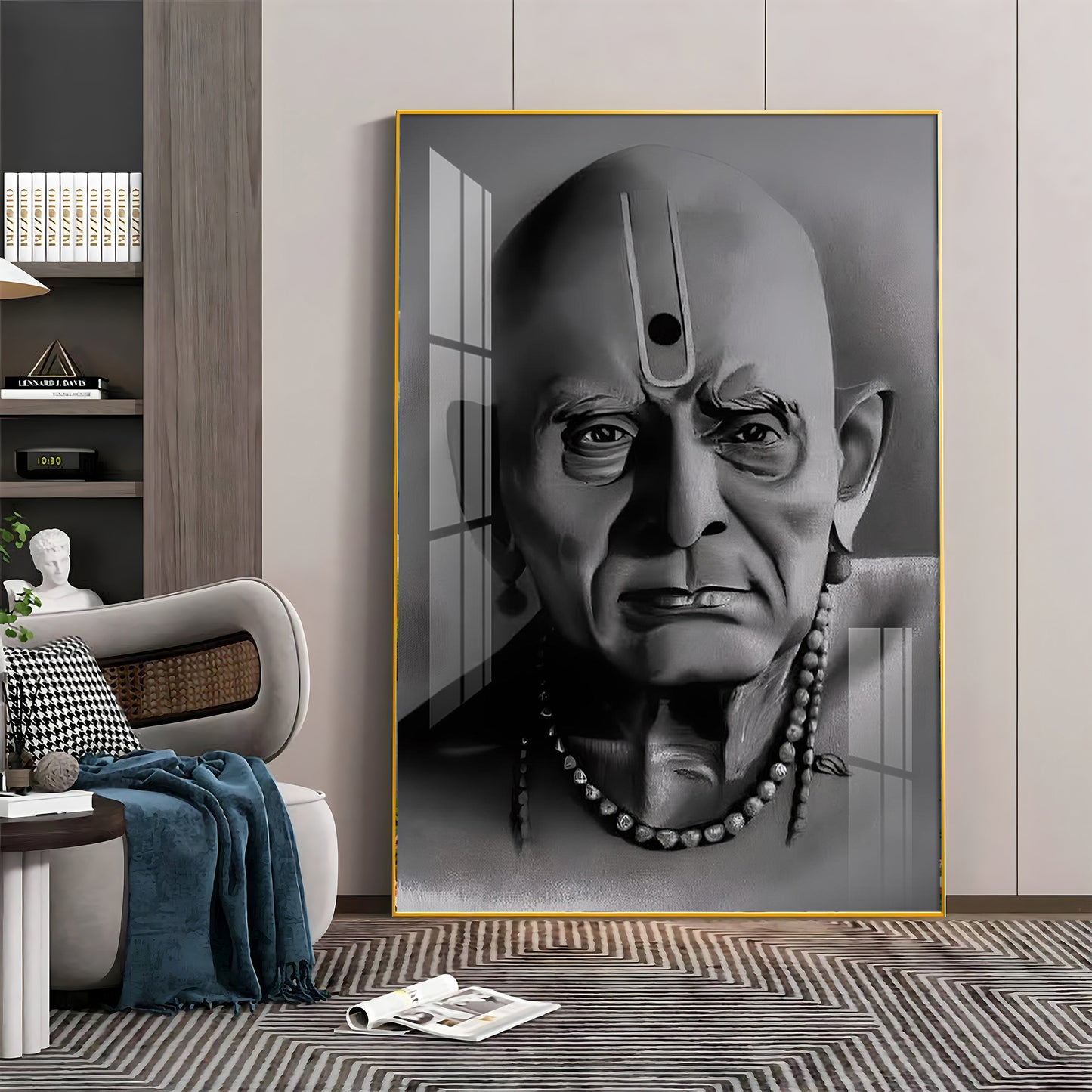 Majesty Shree Swami Samarth Premium Vertical Acrylic Wall Art