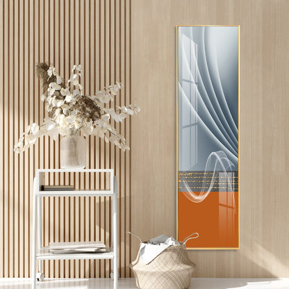 Glowing Wave Premium Acrylic Vertical Wall Art