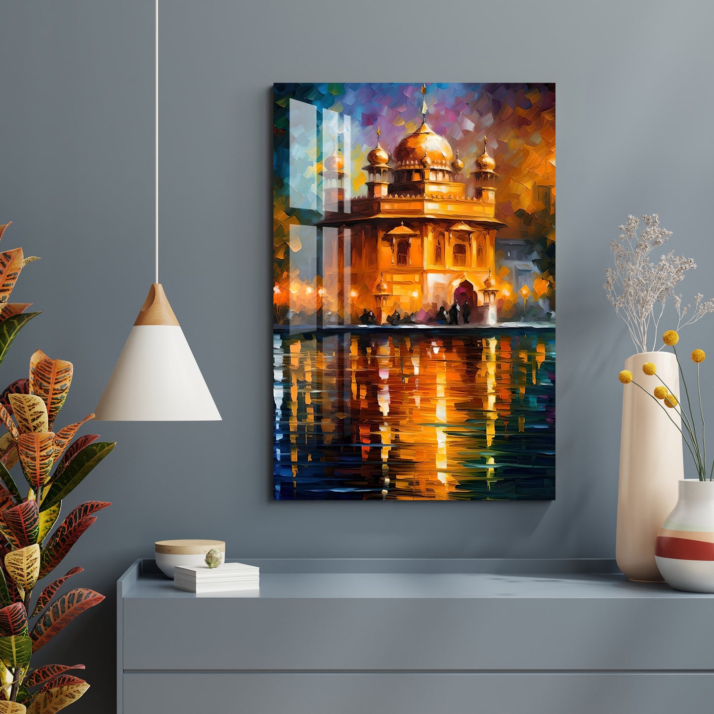 Shri Darbar Sahib Acrylic Wall Art