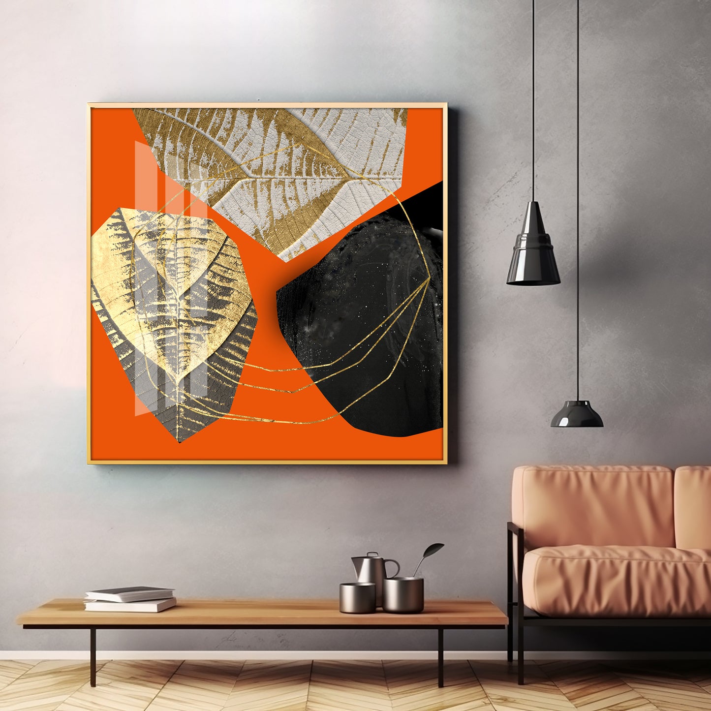 Modern Bohemian Premium Acrylic Square Wall Art