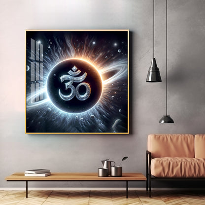 Om Premium Acrylic Square Wall Art