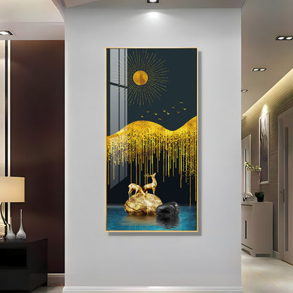 Abstract Dream Land Luxury Crystal Wall Art