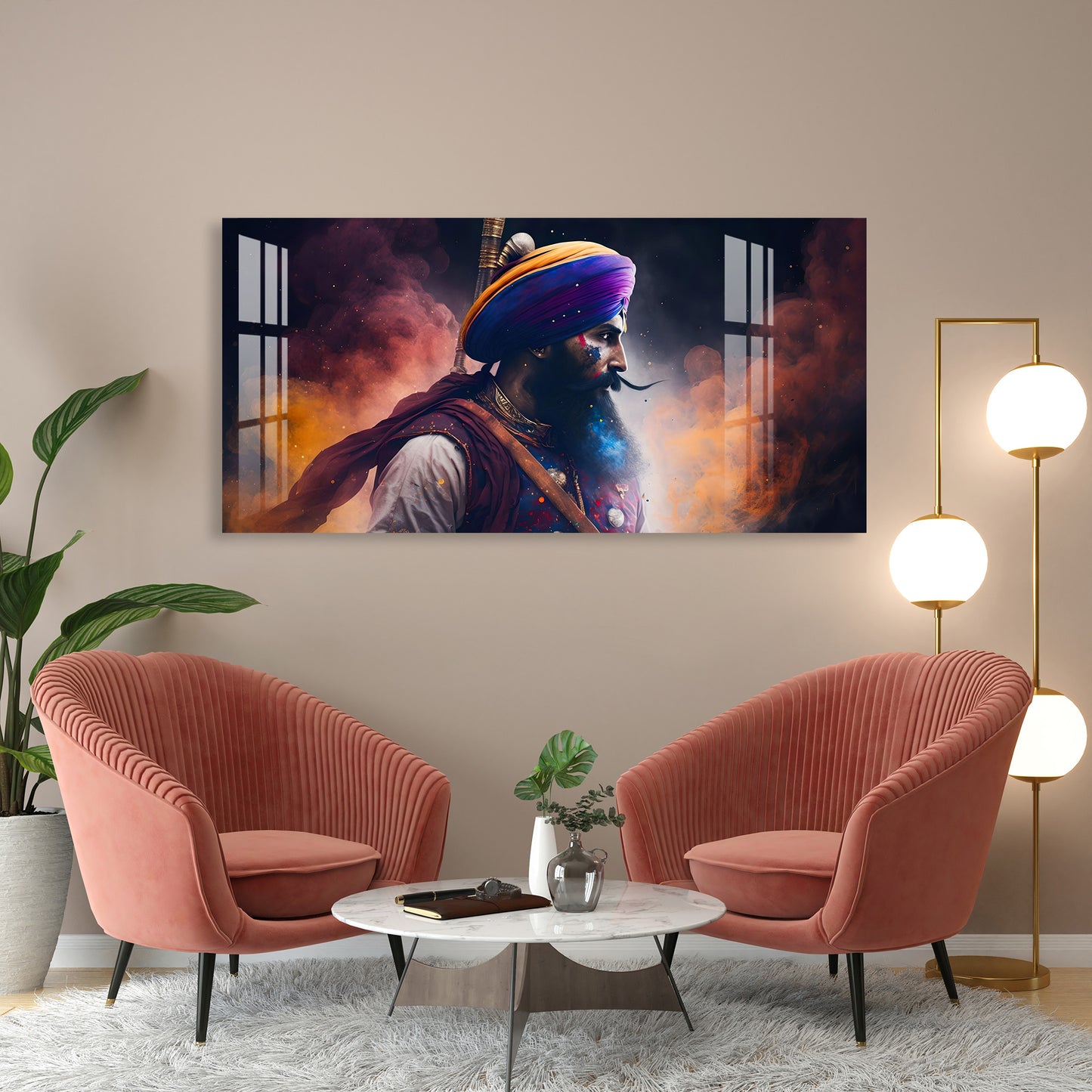 The Resolute Warrior Acrylic Wall Art