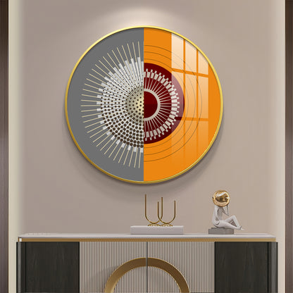 Artful Aura Premium Acrylic Round Wall Art