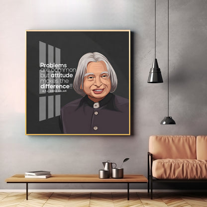 Dr. A.P.J  Abdul Kalam Premium Acrylic Square Wall Art