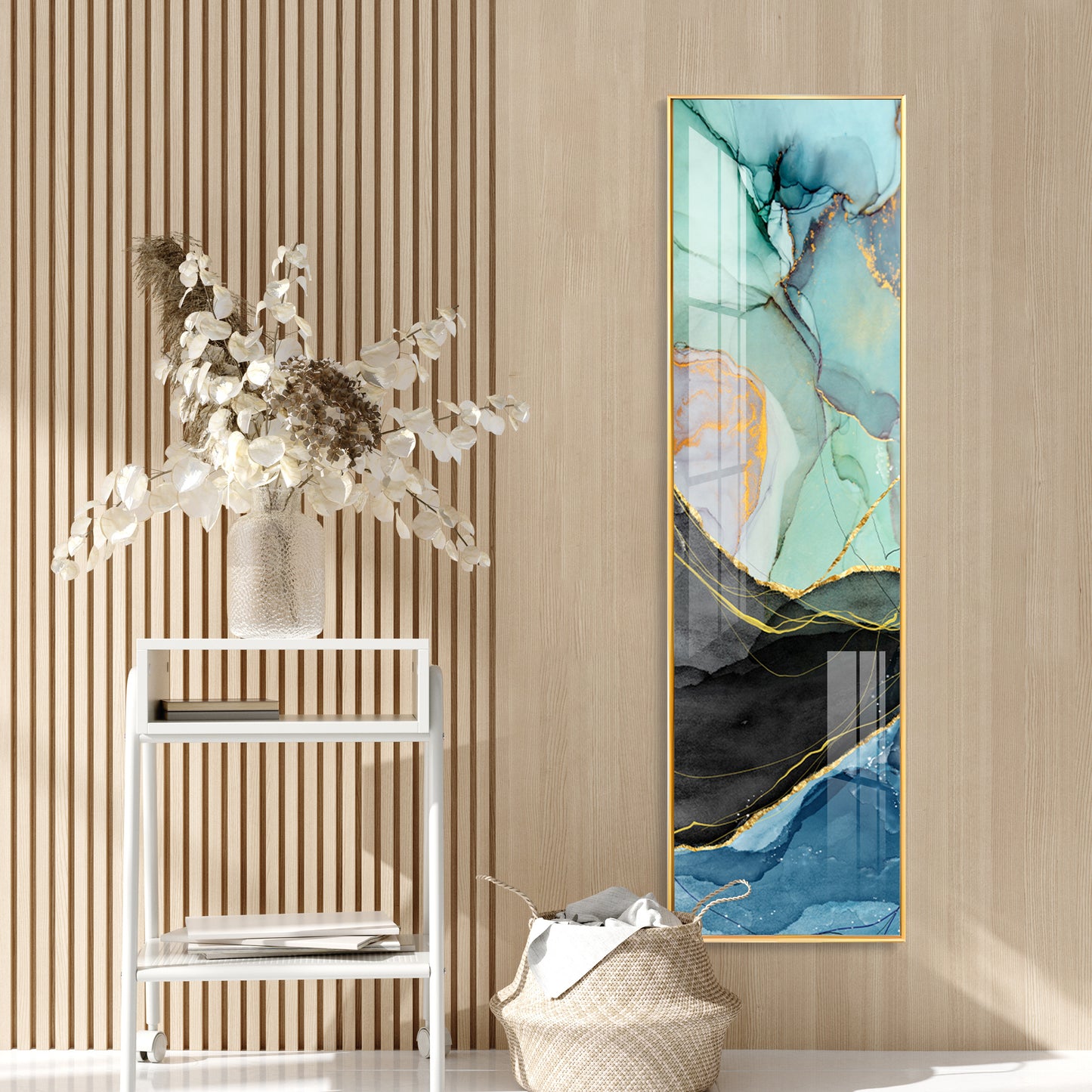 Abstract Multicolor Art Premium Acrylic Vertical Wall Art