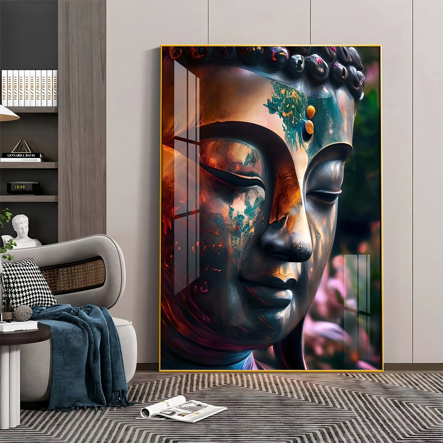 Buddha Premium Acrylic Vertical Wall Art