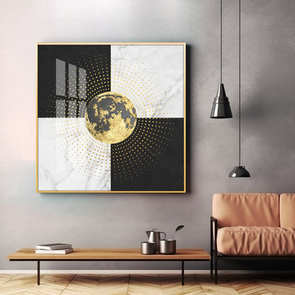 Golden Universe Premium Acrylic Square Wall Art