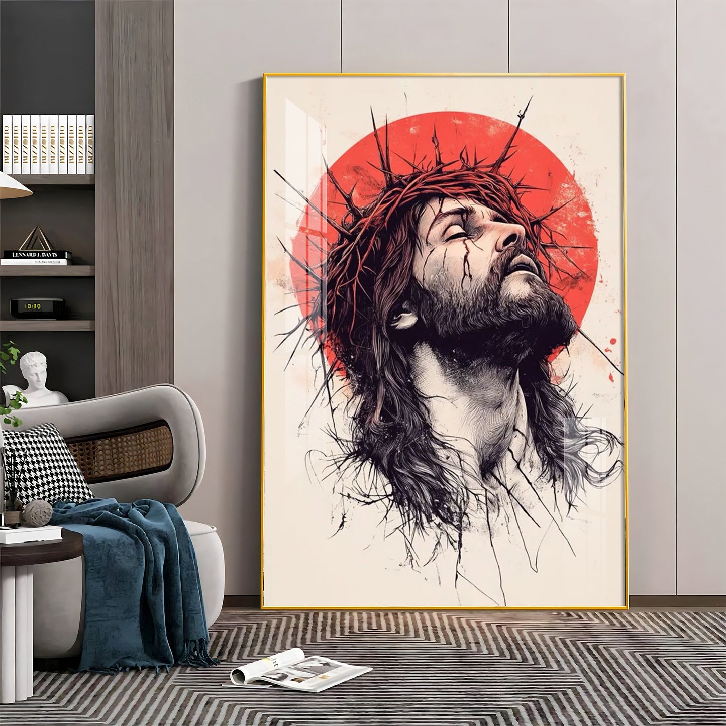 Jesus Christ Spiritual Reflection Premium Acrylic Wall Art