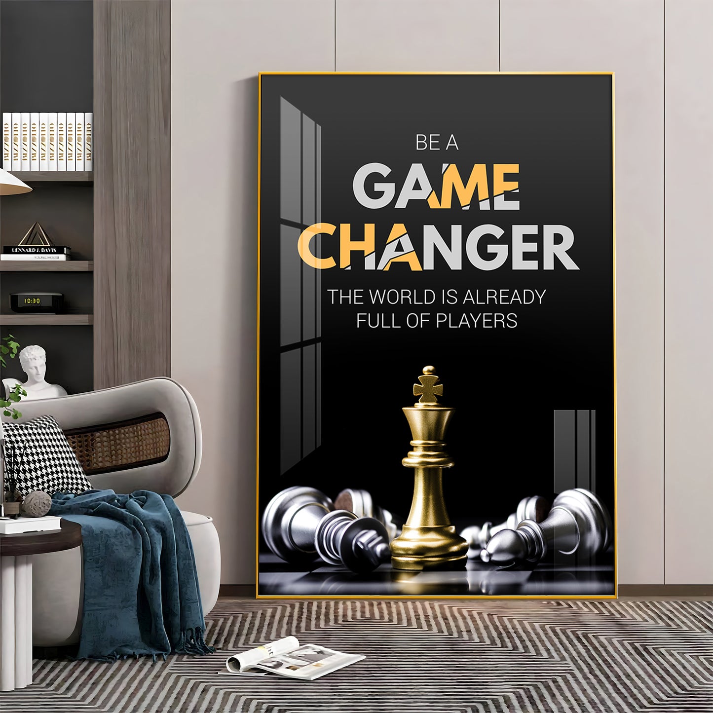 Be A Game Changer Premium Acrylic Vertical Wall Art