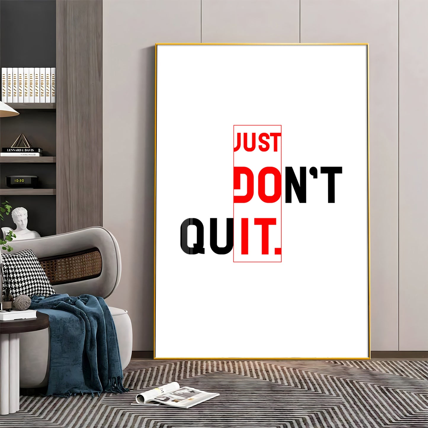 Just Do It Premium Acrylic Vertical Wall Art