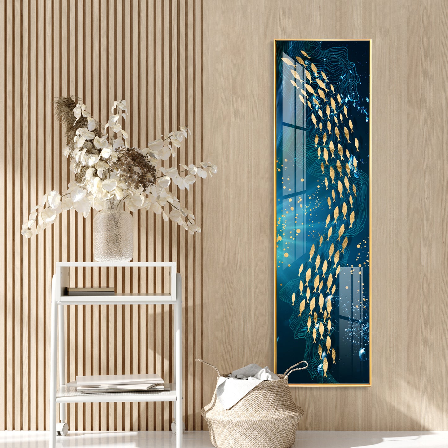 Deep Into The Ocean Premium Acrylic Vertical Wall Art