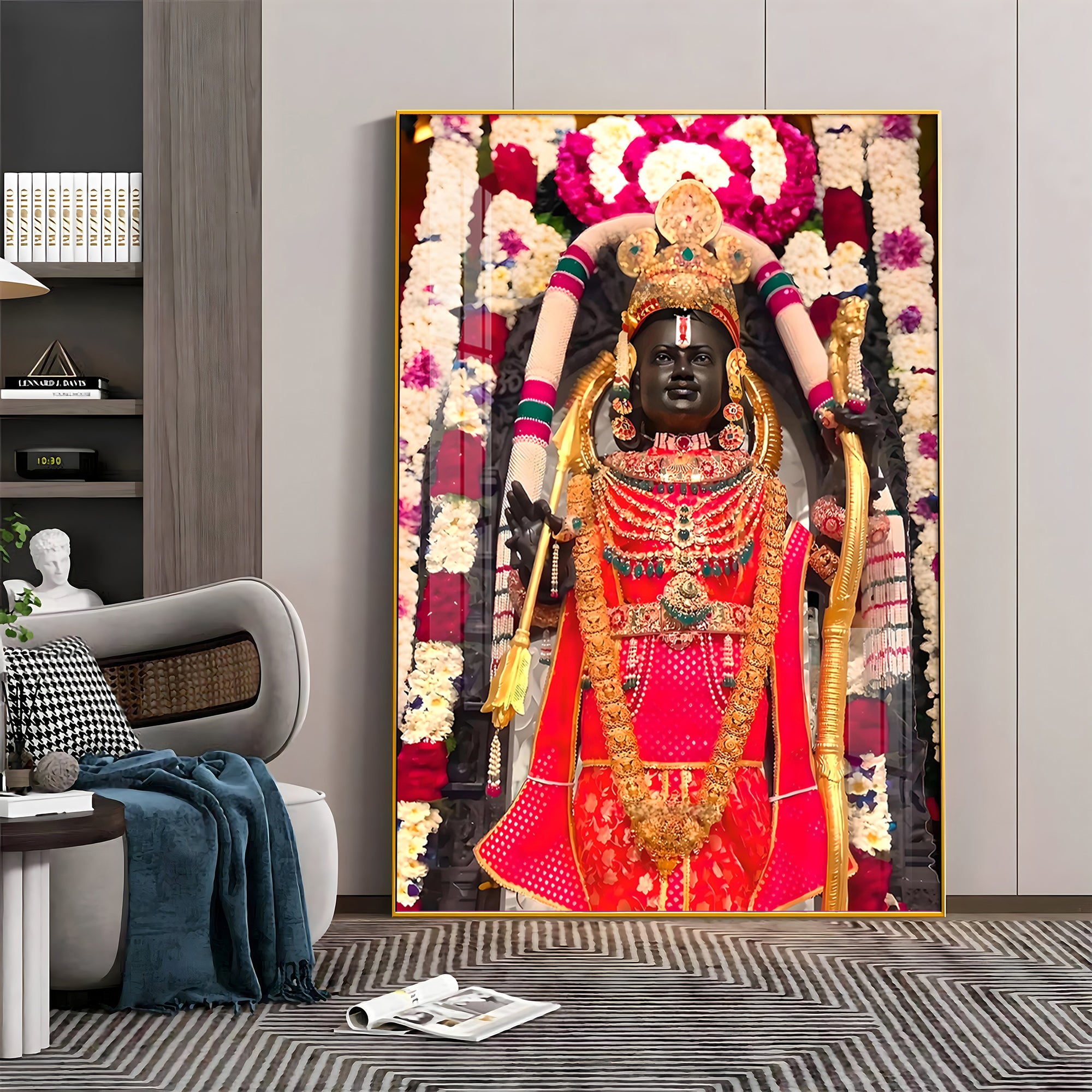 Ram Lalla Premium Acrylic Vertical Wall Art