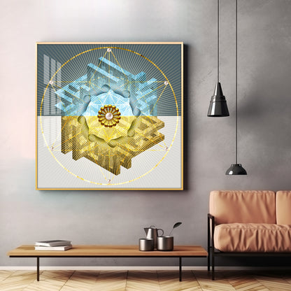 Chic Serenity Premium Square Wall Art