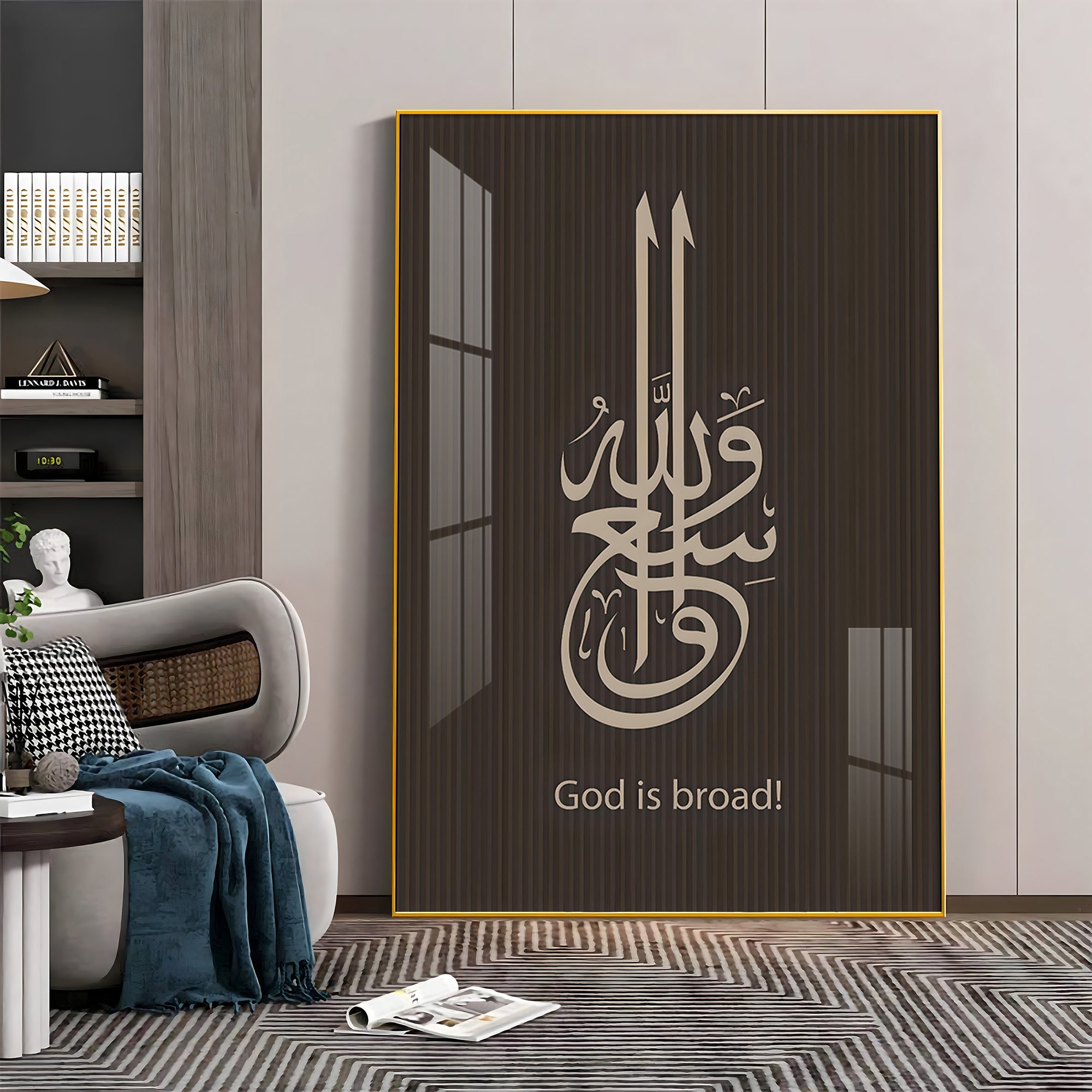 God Is Broad Premium Acrylic Vertical Wall Art