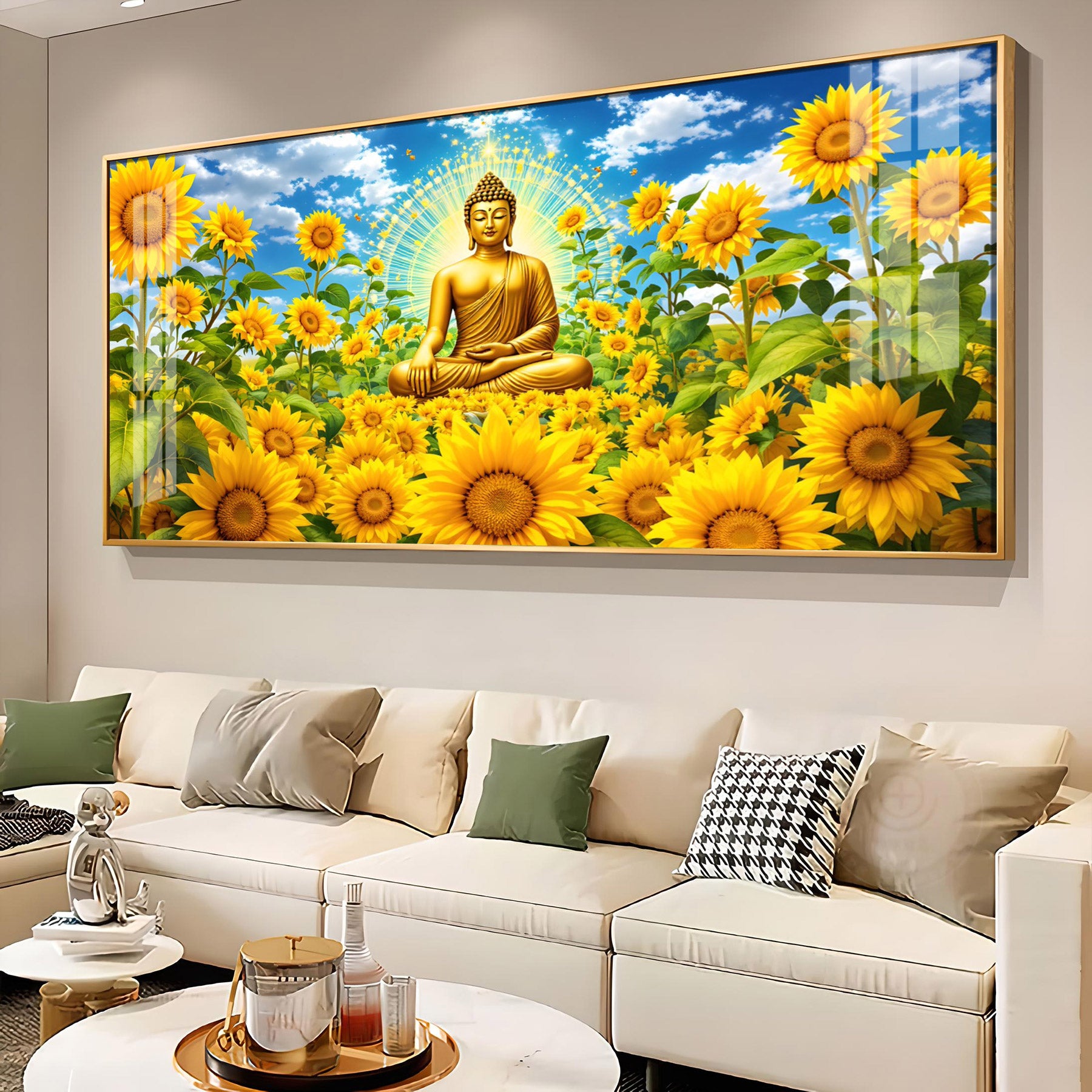 Zen Essence Of Buddha Premium Acrylic Horizontal Wall Art