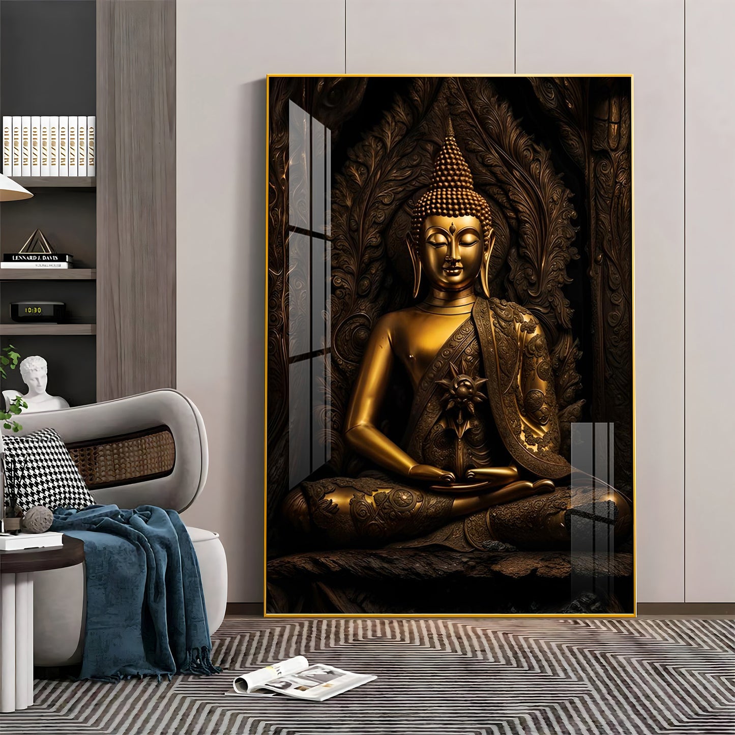 Radiant Serenity Premium Acrylic Vertical Wall Art