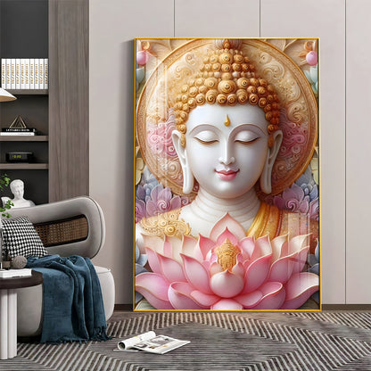 Tranquil Buddha Premium Vertical Acrylic Wall Art