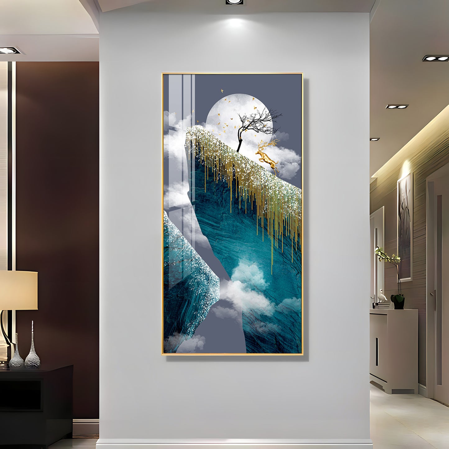 Run Harder Luxury Crystal Wall Art