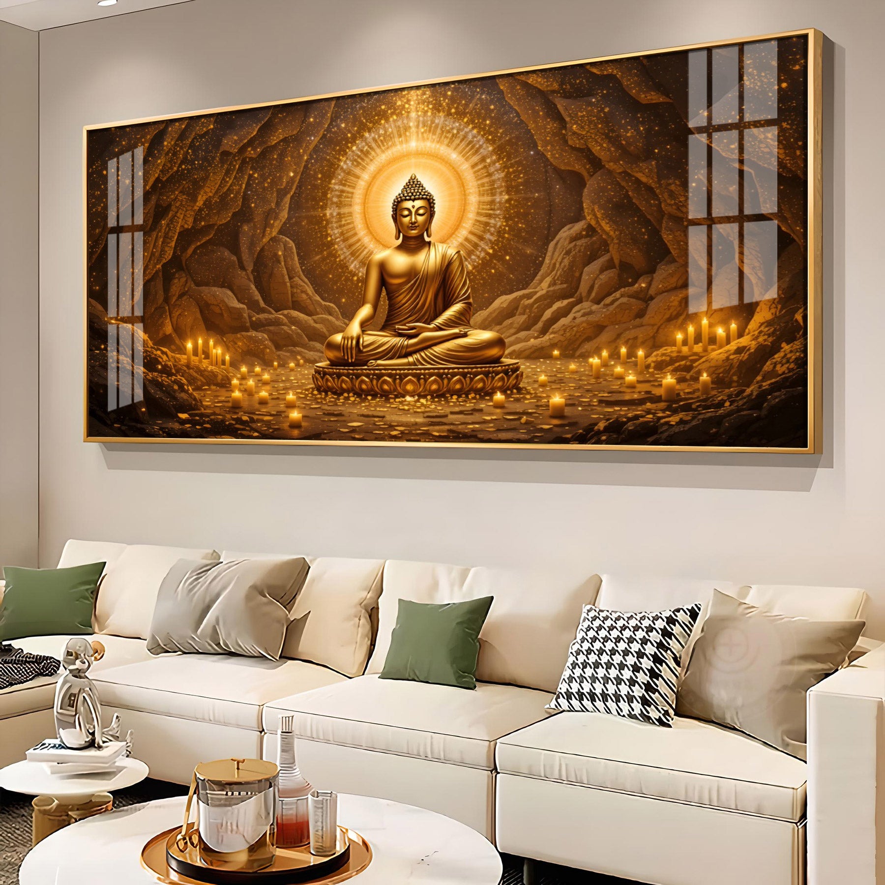 Buddha in Stillness Premium Acrylic Horizontal Wall Art