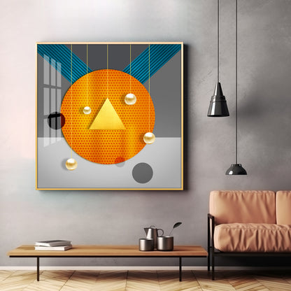 Geometric Light Luxury Premium Acrylic Square Wall Art