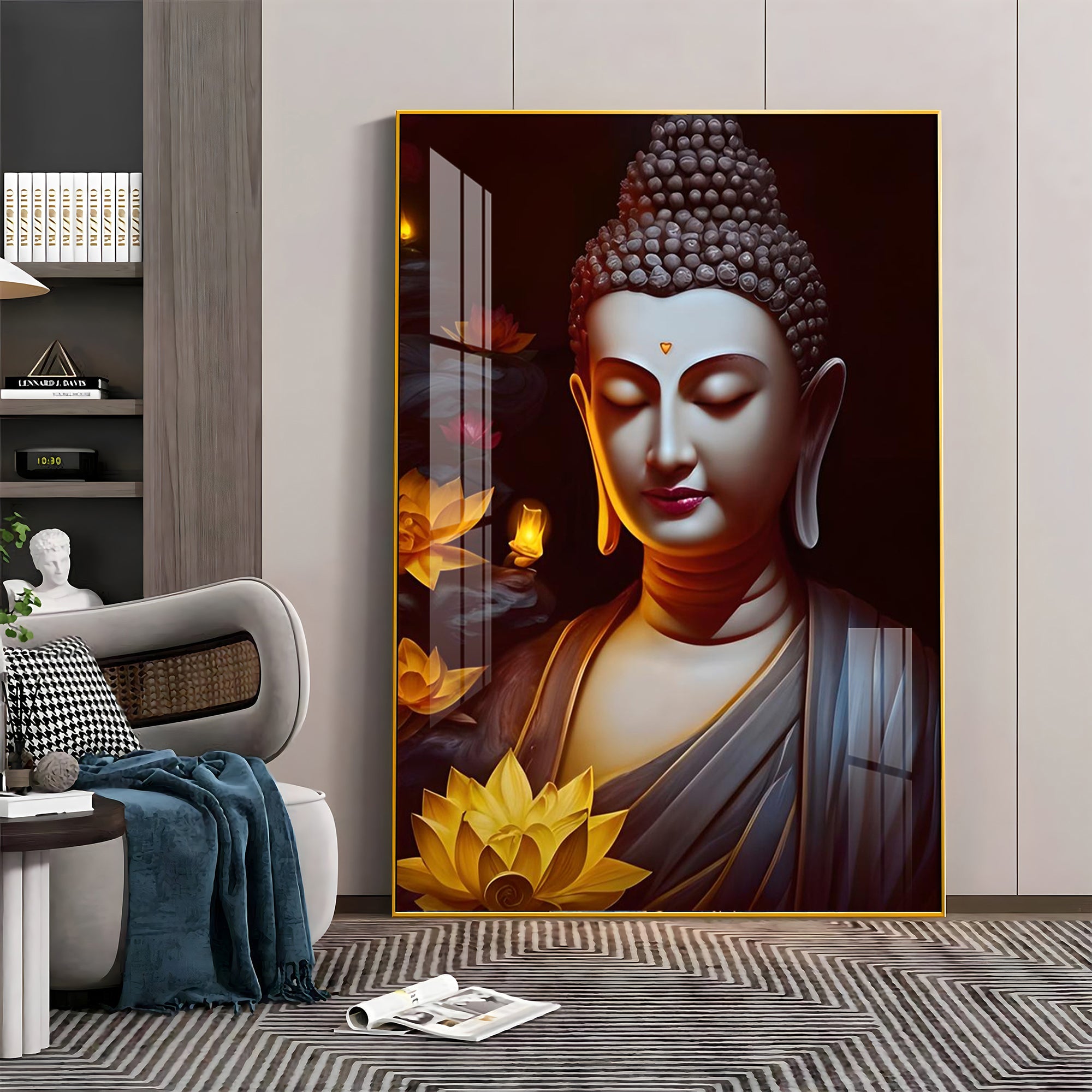 Perpetual Buddha Premium Acrylic Vertical Wall Art