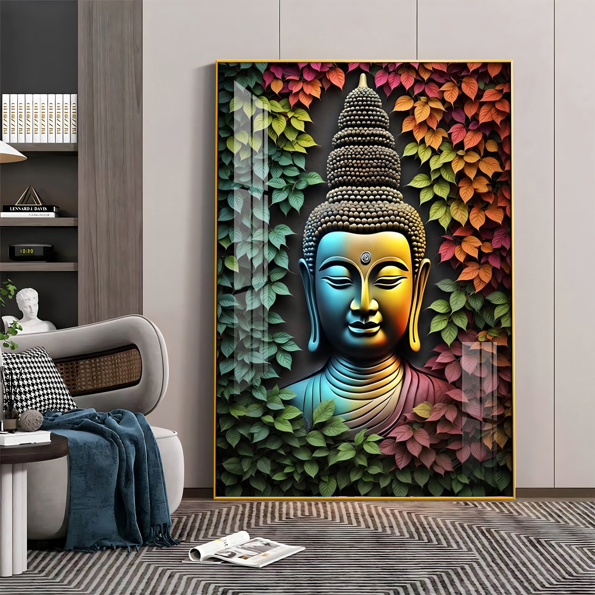 Beautiful Buddha Premium Acrylic Vertical Wall Art