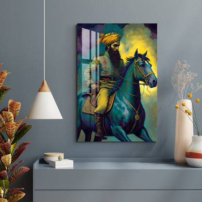 Sikh Warrior Acrylic Wall Art