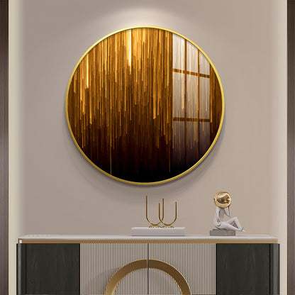 Opulent Sphere Premium Acrylic Round Wall Art