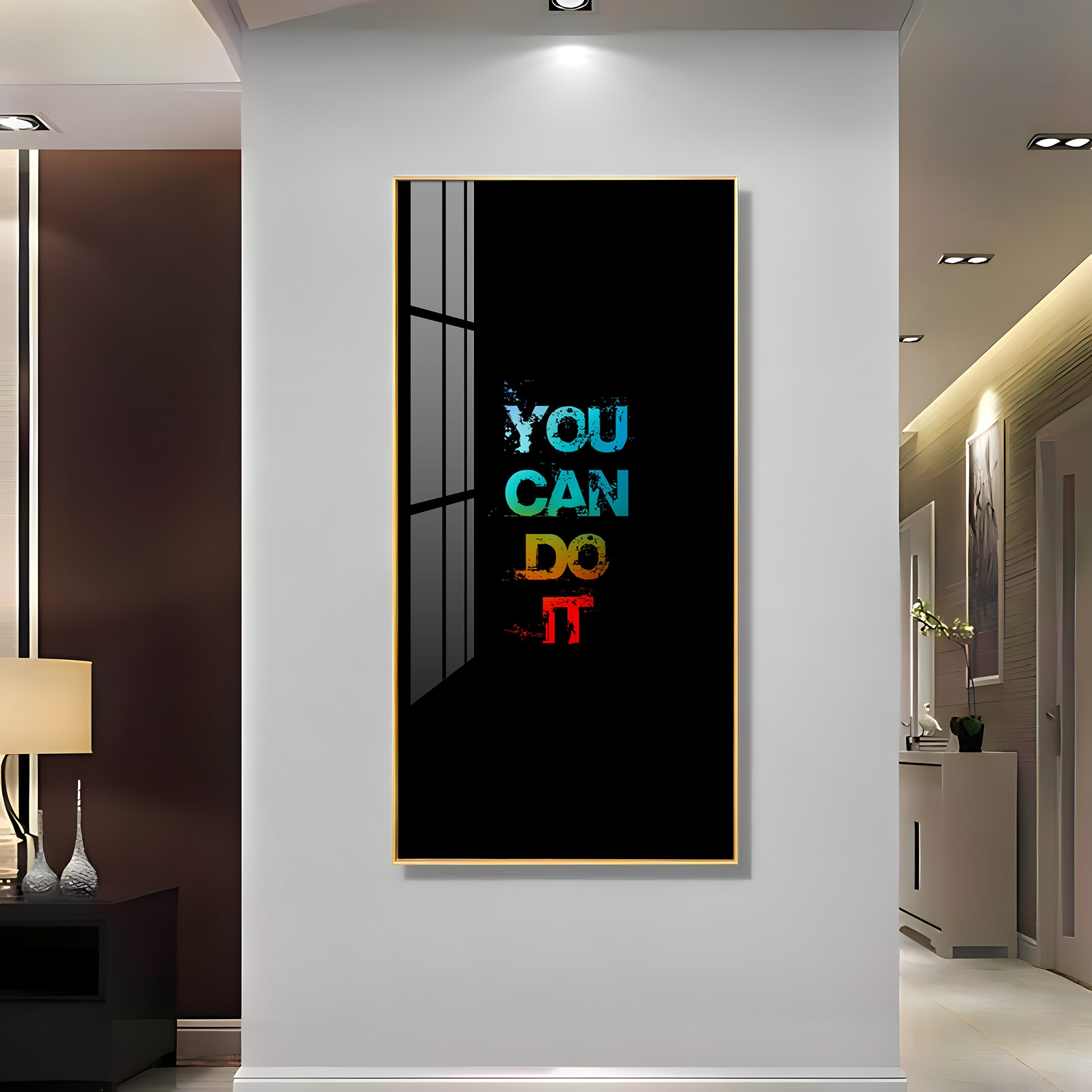 You Can Do It Premium Acrylic Vertical Wall Art