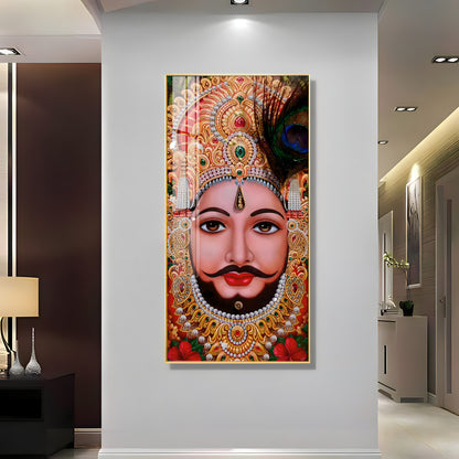 Shyam Baba Premium Acrylic Vertical Wall Art