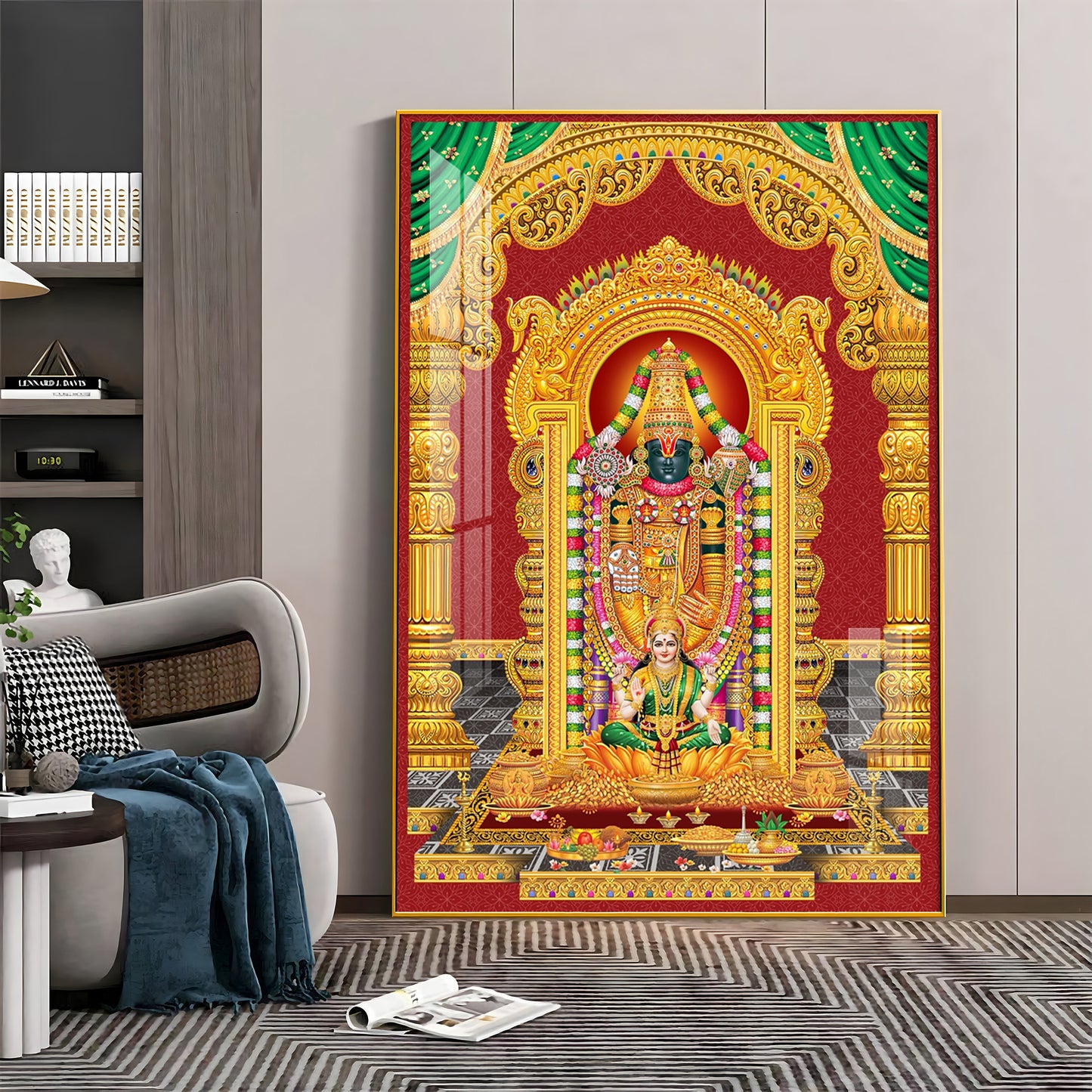 Lord Balaji Essence Premium Acrylic Vertical Wall Art