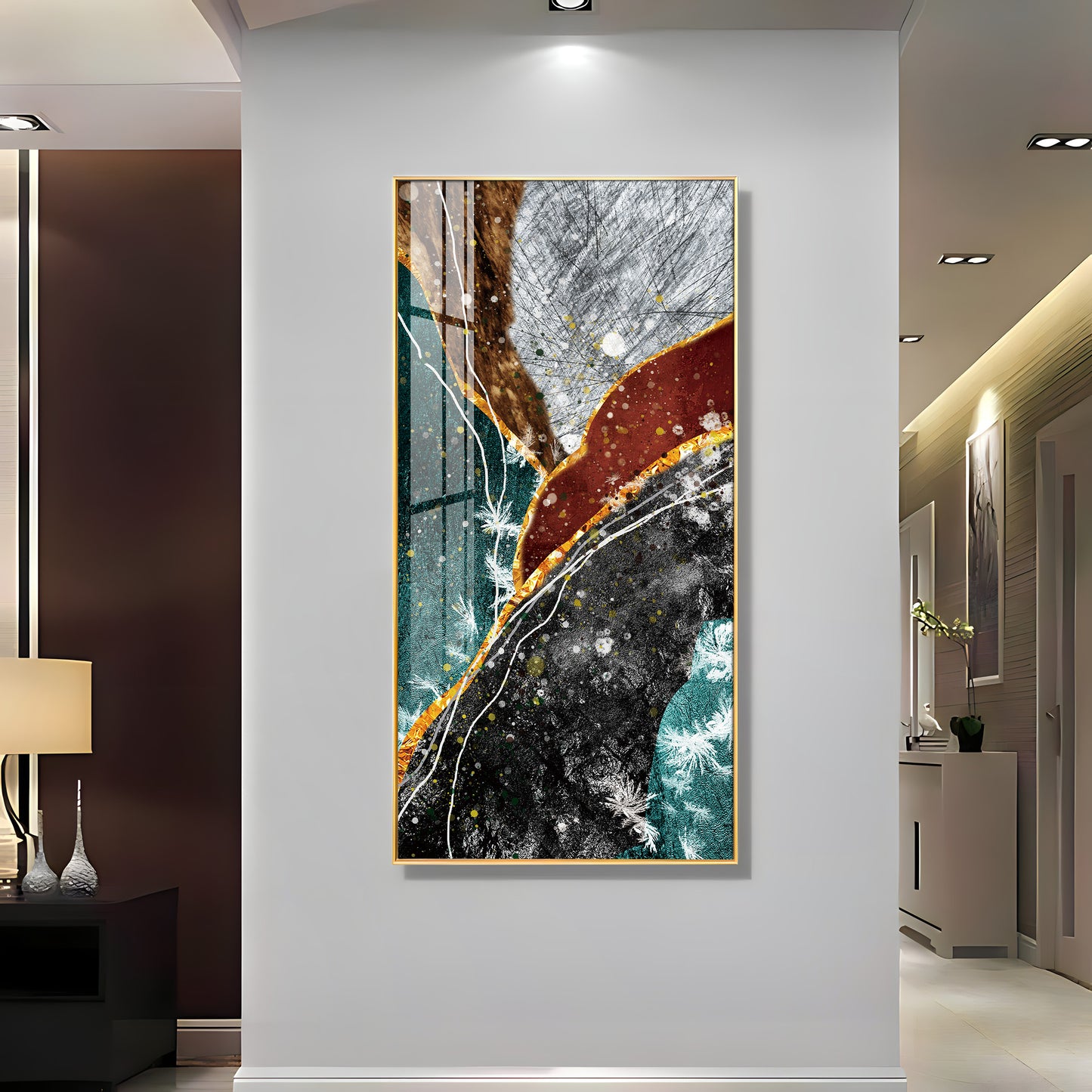 Minimalist Modern Premium Acrylic Vertical Wall Art