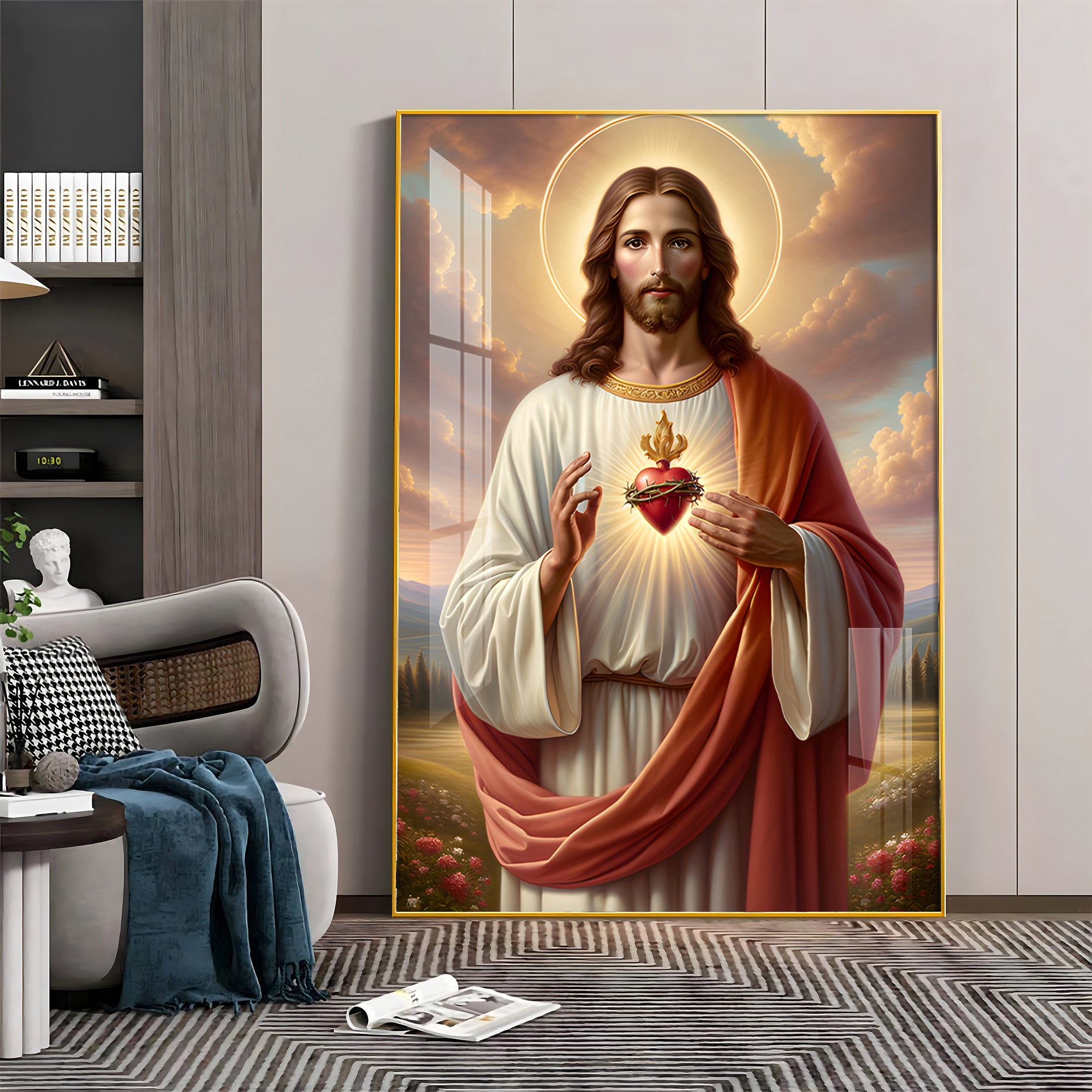 Emblem of Divine Love Premium Acrylic Vertical Wall Art