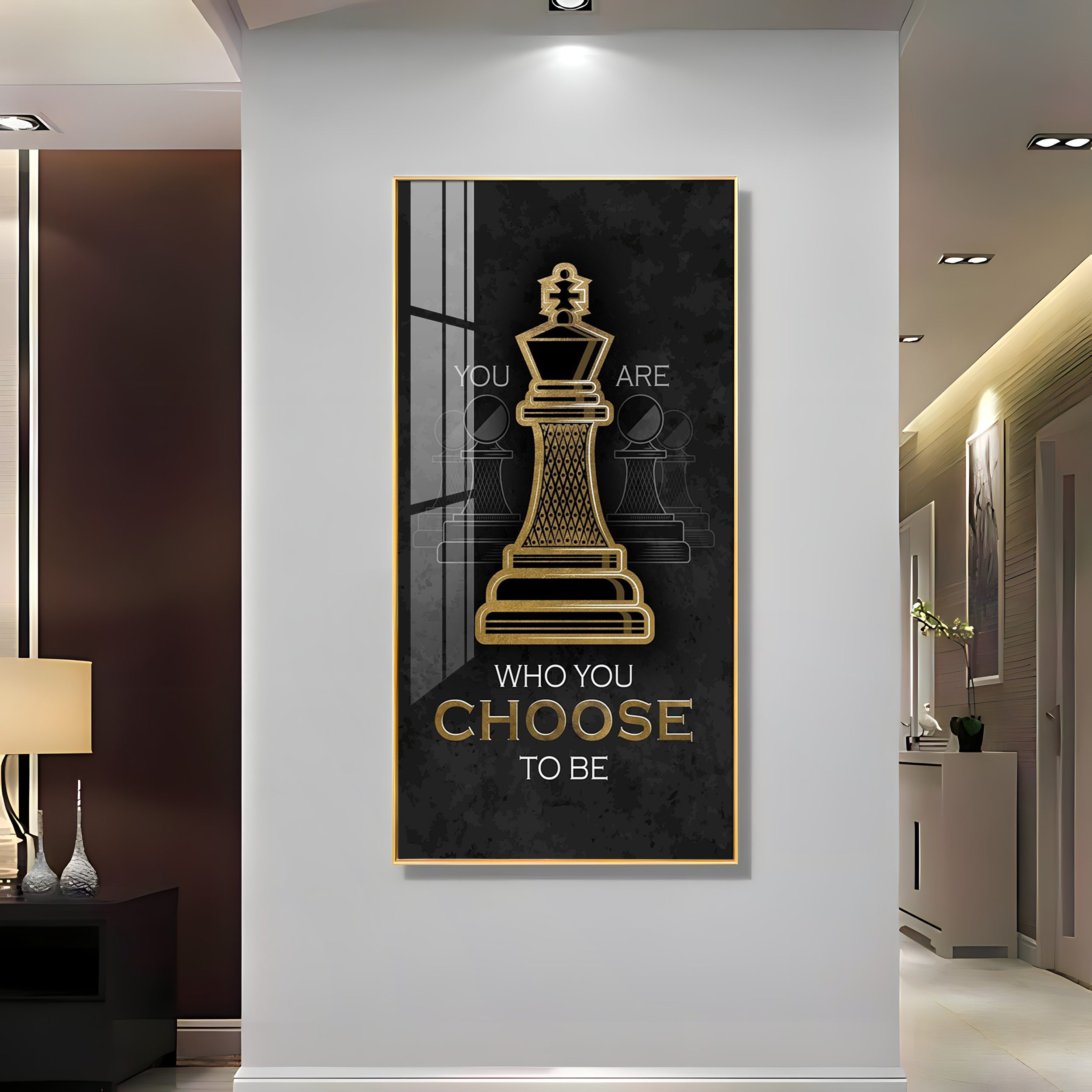 Who You Choose To Be Premium Acrylic Vertical Wall Art