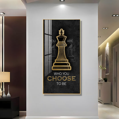 Who You Choose To Be Premium Acrylic Vertical Wall Art